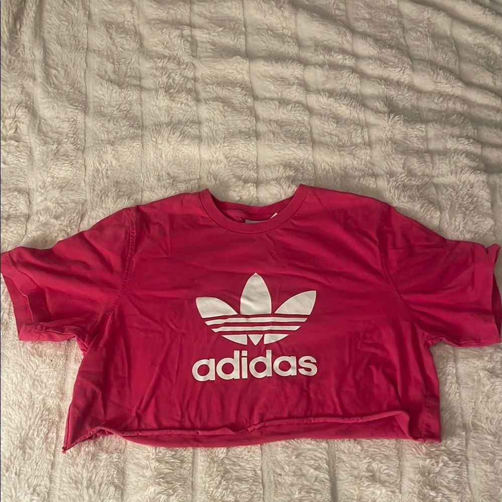 Adidas Pink Crop Top